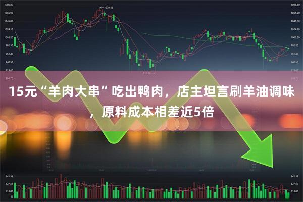15元“羊肉大串”吃出鸭肉，店主坦言刷羊油调味，原料成本相差近5倍